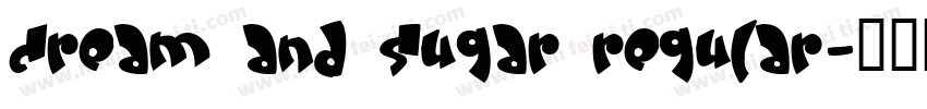 Cream and Sugar Regular字体转换